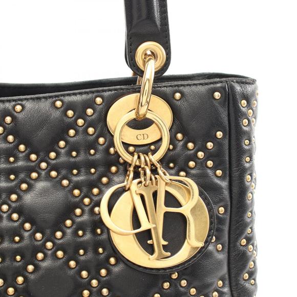 Dior Lady Small Cannage Handbag Bag Black - Picture 8 of 10